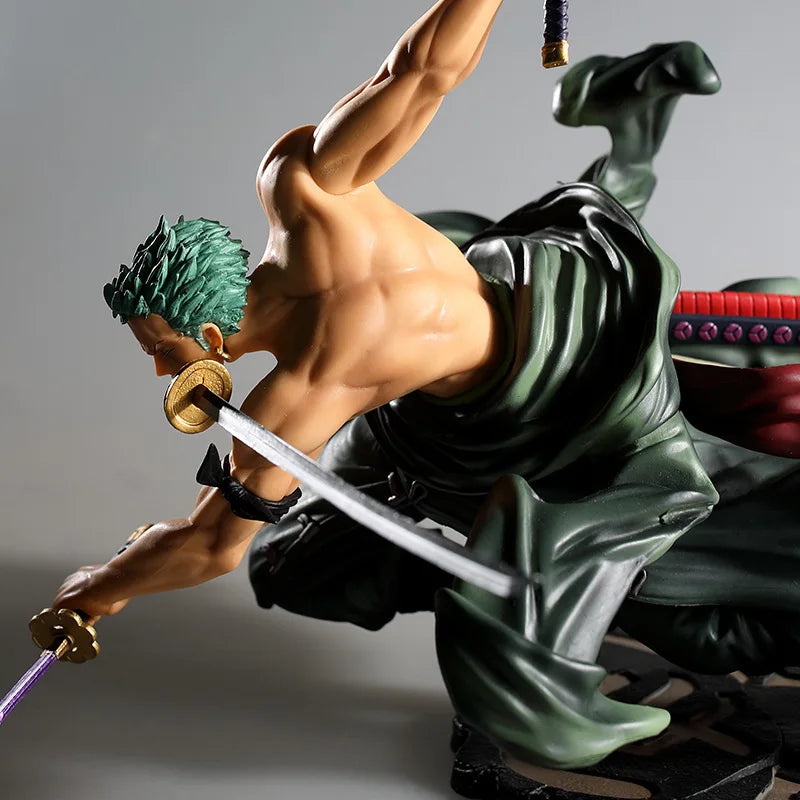 Roronoa Zoro Three-Sword Style Figure – One Piece (18CM)