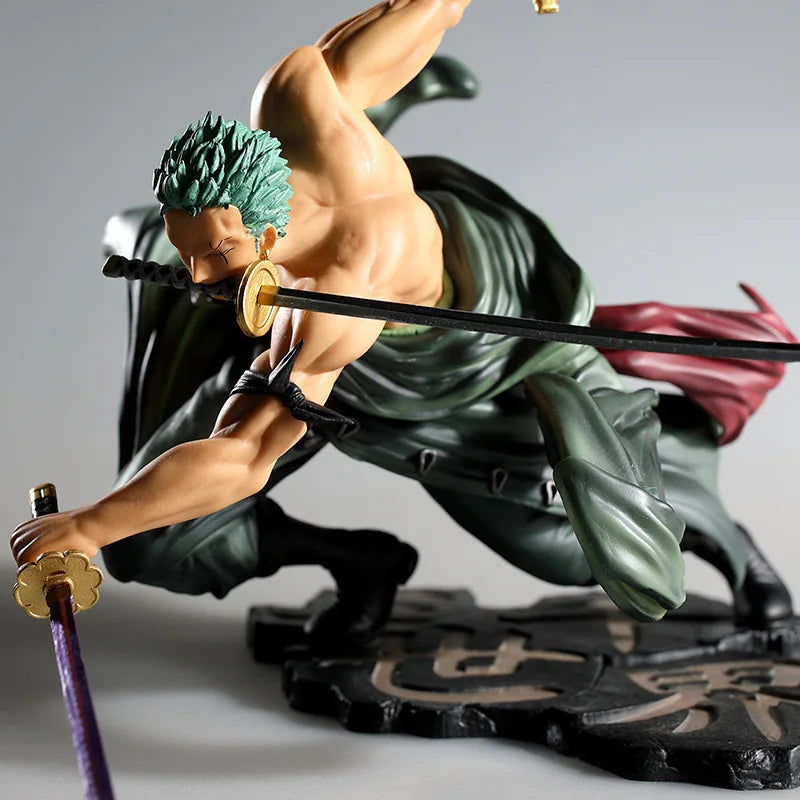 Roronoa Zoro Three-Sword Style Figure – One Piece (18CM)